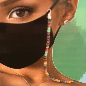New Beaded mask chain💚❤️💙